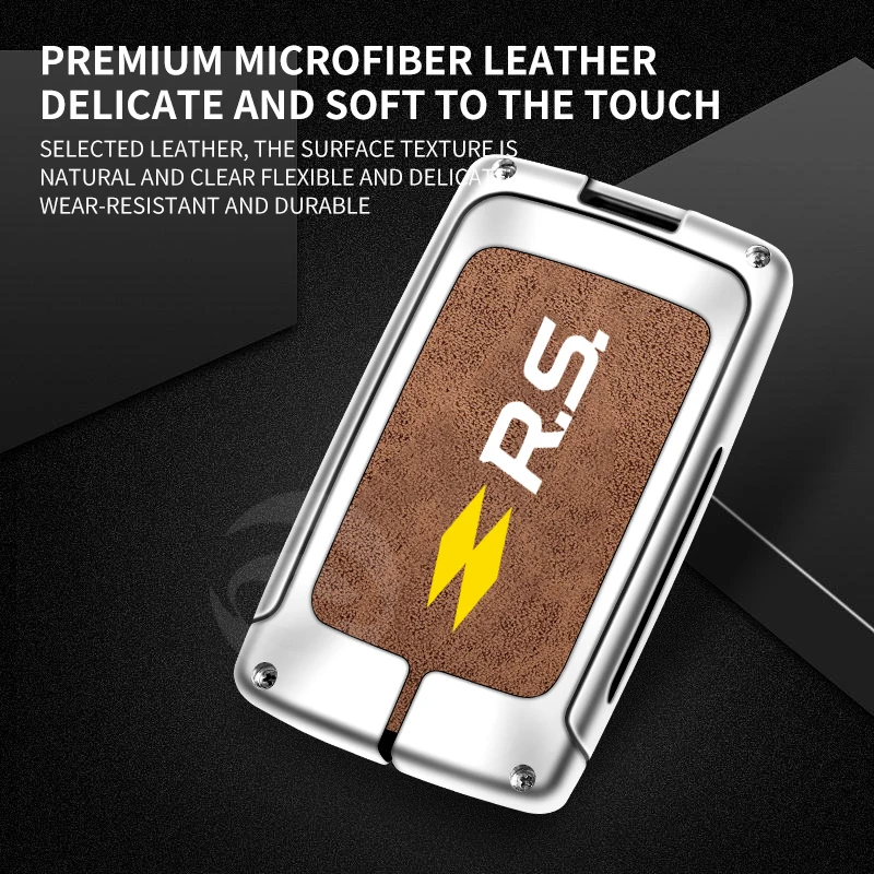 Zinc Alloy Car Key Case Cover Shell for Renault Captur Megane Talisman Espace Clio Zoe Koleos Scenic 4 Arkana Dacia Sandero Card