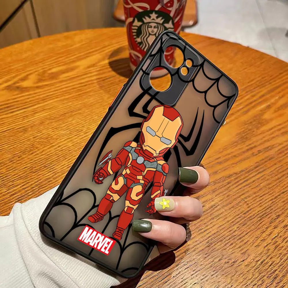 thumbnail image 1 of Matte Phone Case for OPPO RENO 8 8T 7Z 7 6Z 6 5 3 PRO PLUS 4G 5G Case Funda Coque Capa Shell Cover Marvel Avengers Anime Cartoon, 1 of 5