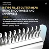 Kemei KM-2628 Professional Hair Trimmer Adjustable Electric Clipper With LCD Display Salon Cordless Rechargeable Powerful Motor 4