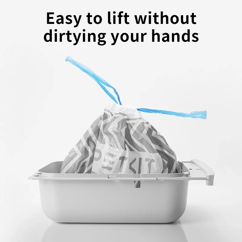 Enhanced Cat Litter Waste Receptacles – Portable Replacement Bags for Self-Cleaning Systems