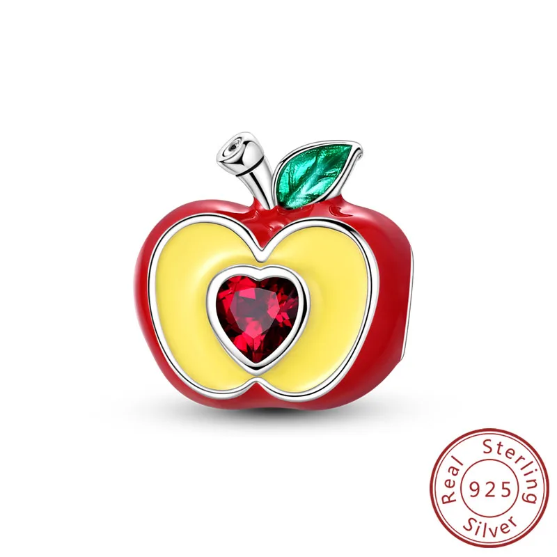 Red Series Sterling Silver Charm - Suitcase, Wine, Heels & Cherry Design