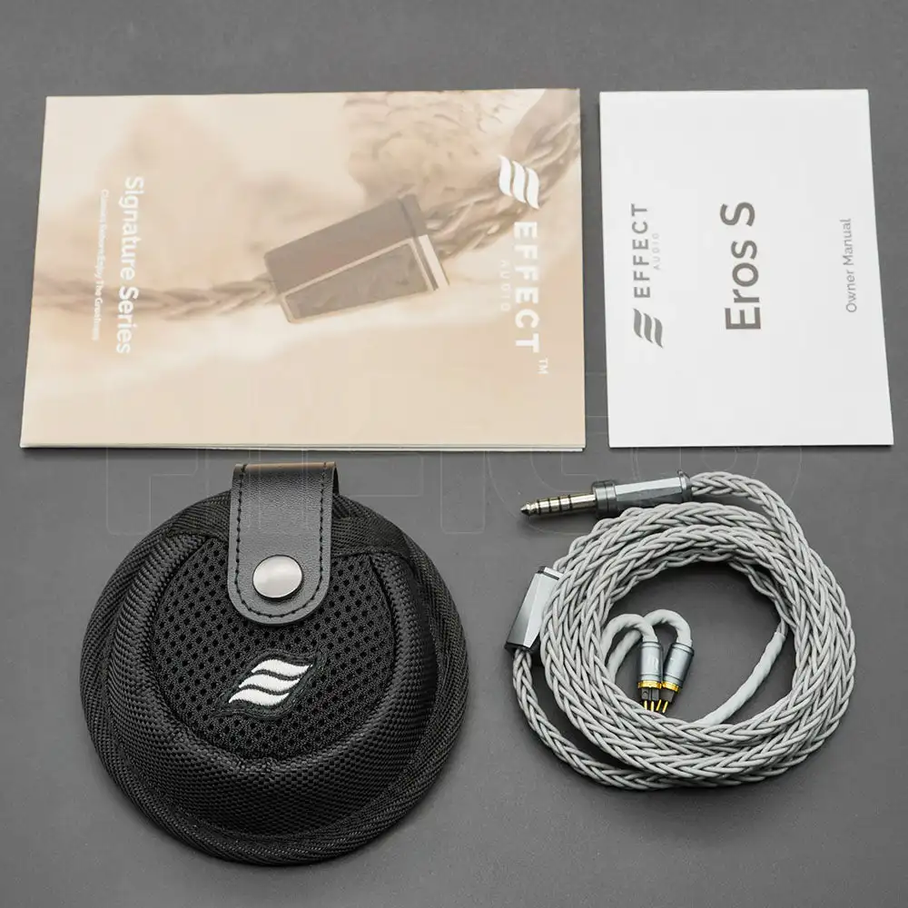 

Effect Audio Signature Series Eros S Earphone Cable 26 AWG 8 Wires Selected Premium UP-OCC Pure Silver Litz and Pure Copper Litz