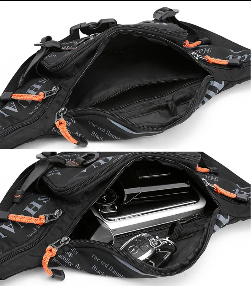 

Chest Pack Multi-purpose Male Travel Men Bum Waterproof Nylon Bag Running Bags Belt Waist Hip Fanny Sling