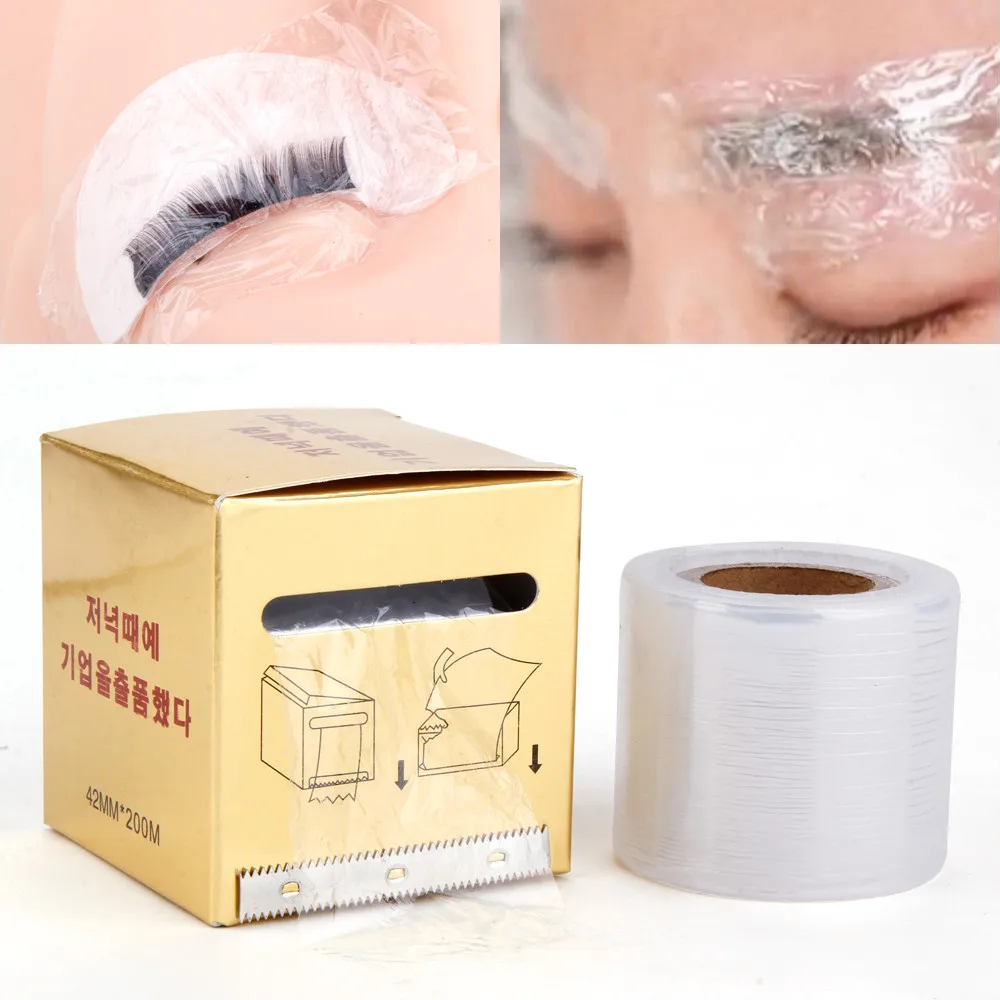 1box Eyelash Remover Wrap Grafting Eyelashes Plastic Wraps Preservative