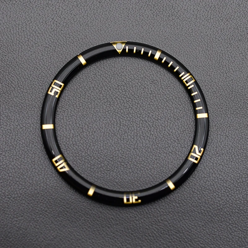 Premium 38x31.5 mm Resin and Aluminum Watch Bezel Insert