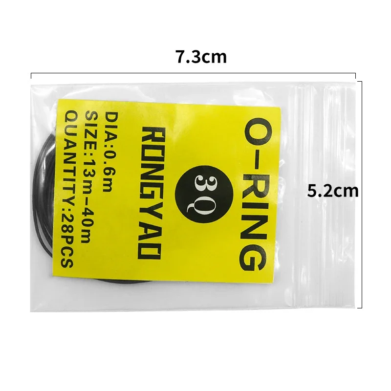 시계 후면 커버 케이스용 방수 고무 개스킷, 시계 제조 업체 수리 도구 액세서리, 0.5mm, 0.6mm, 0.7mm, 0.8mm