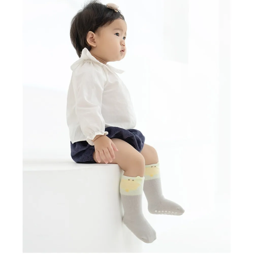 5Colors Kids Non-slip Socks 5Pairs Cotton Boys and Girls Cute Cartoon Patterned Comfy Breathable Baby Toddler Floor Socks