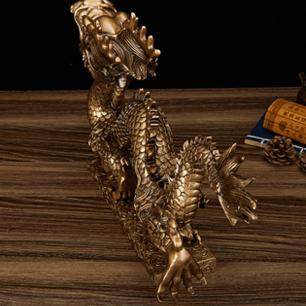 

Resin Dragon Statue Desktop Dragon Figurine Dragon Ornament Home Decorations