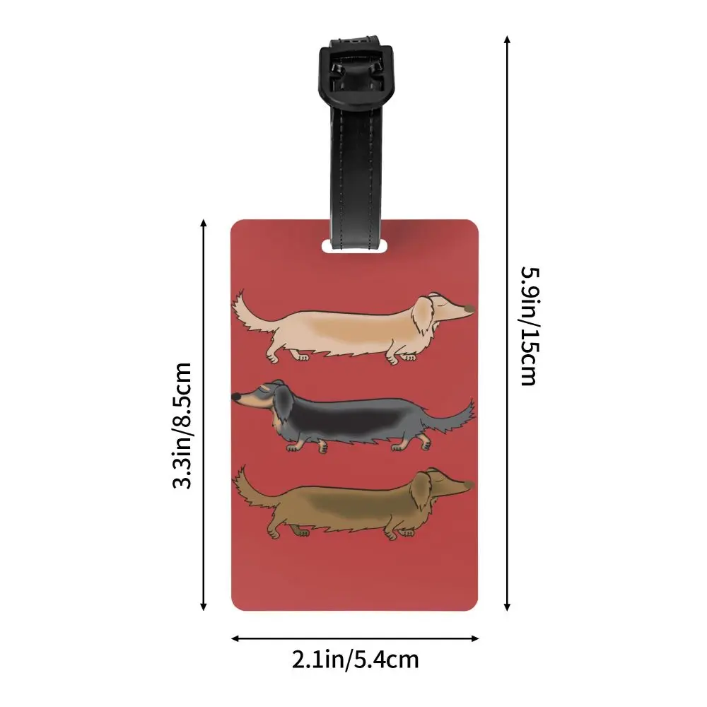 3 étiquettes De Bagage Chat Mignon En PVC - Avec Carte D'identité, 10x8.5 Cm | Pour Valise, Sac à Dos, Identification Voyage Ludique Et Personnalisée