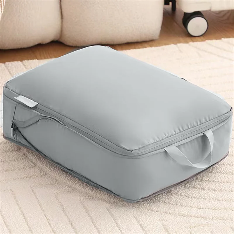 Description Picture 4 of itemTravel Compression Packing Cubes Bag Portable Suitcase Clothes Organizers Waterproof Luggage Storage Cases Drawer Bags