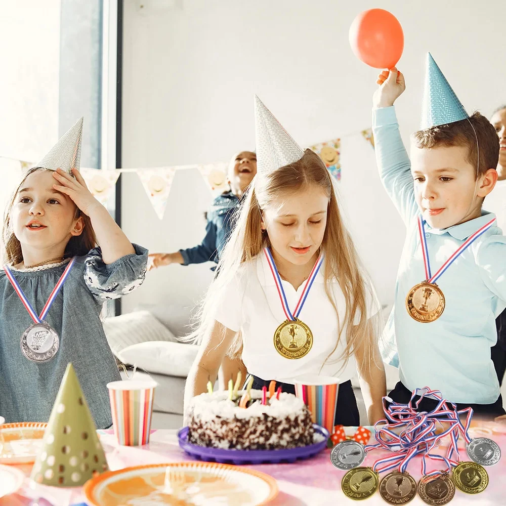Award medals Gold Silver Bronze for Football Competition Souvenir Gift Outdoor Sport Kids Toys