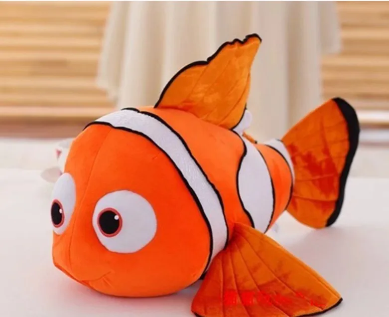 thumbnail image 1 of Muñeco de peluche de Disney Caroon Finding Nemo, muñeco de peluche Kawaii Marlin Nemo, juguete de peluche suave, almohada de pez Dory, regalo de cumpleaños para niños, 1 of 5