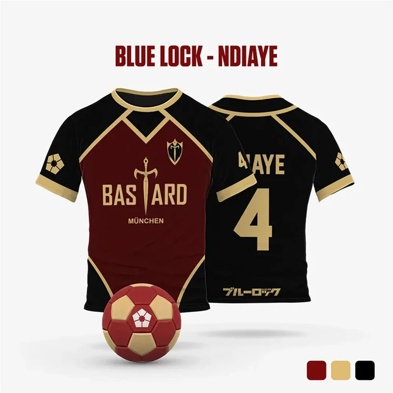 thumbnail image 1 of 2025 Anime Blue Lock Yukimiya Jersey estampado 3D hombres deporte camiseta moda Harajuku Manga corta niños Unisex camiseta Y2k Tops, 1 of 4