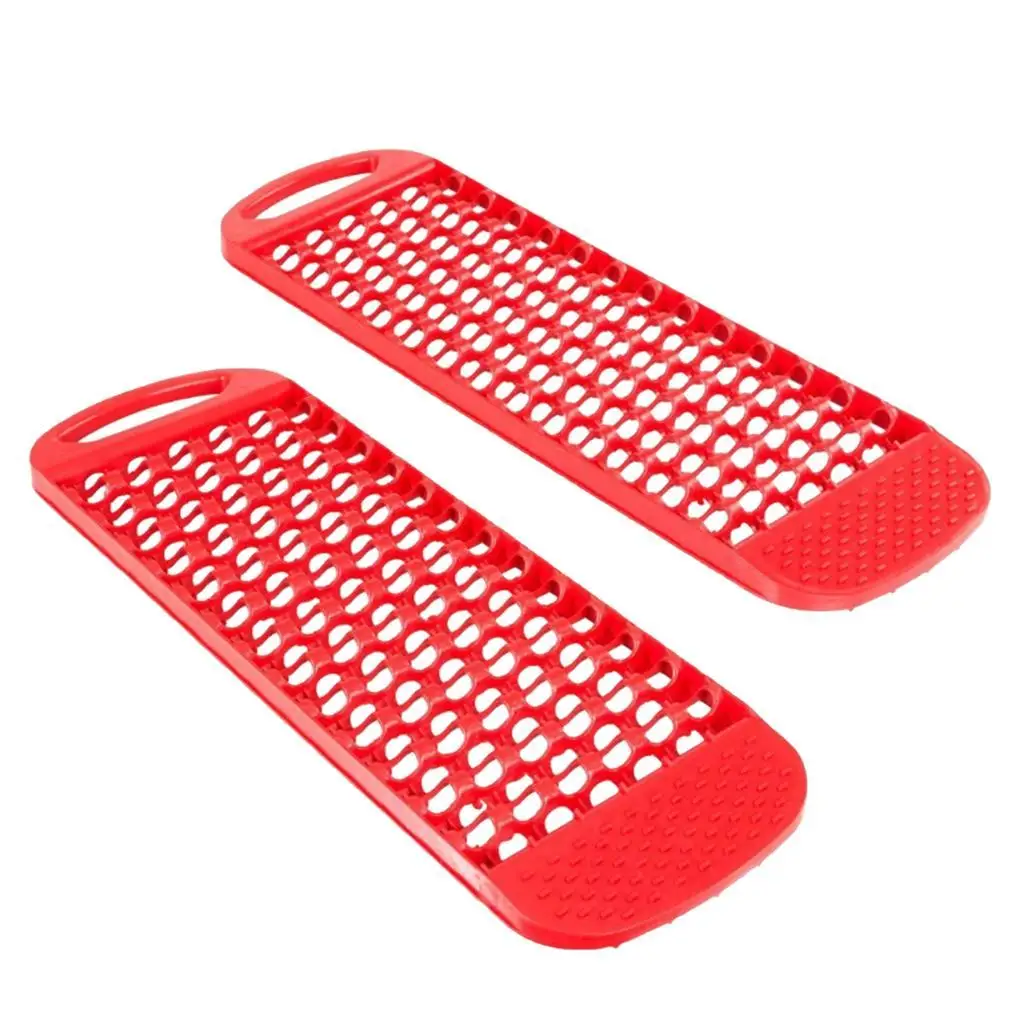 2 Pack Foldable Tire Traction Mat, Car Extraction Mat for Tires Stuck in