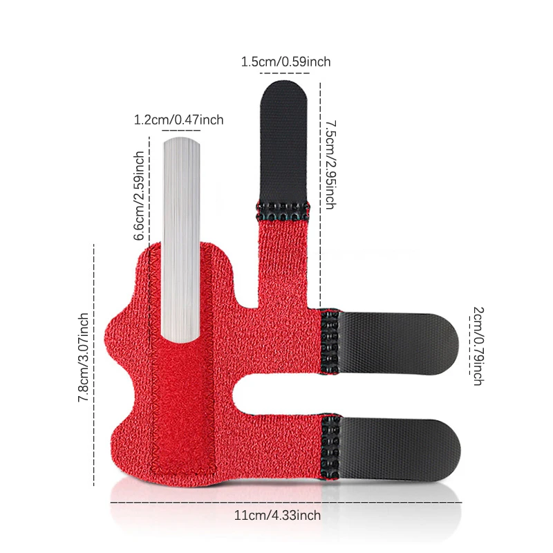 Finger Fixing Splint Straighten Brace Adjustable Pain Relief Trigger Sprain Dislocation Fracture Finger Splint Corrector Support 6