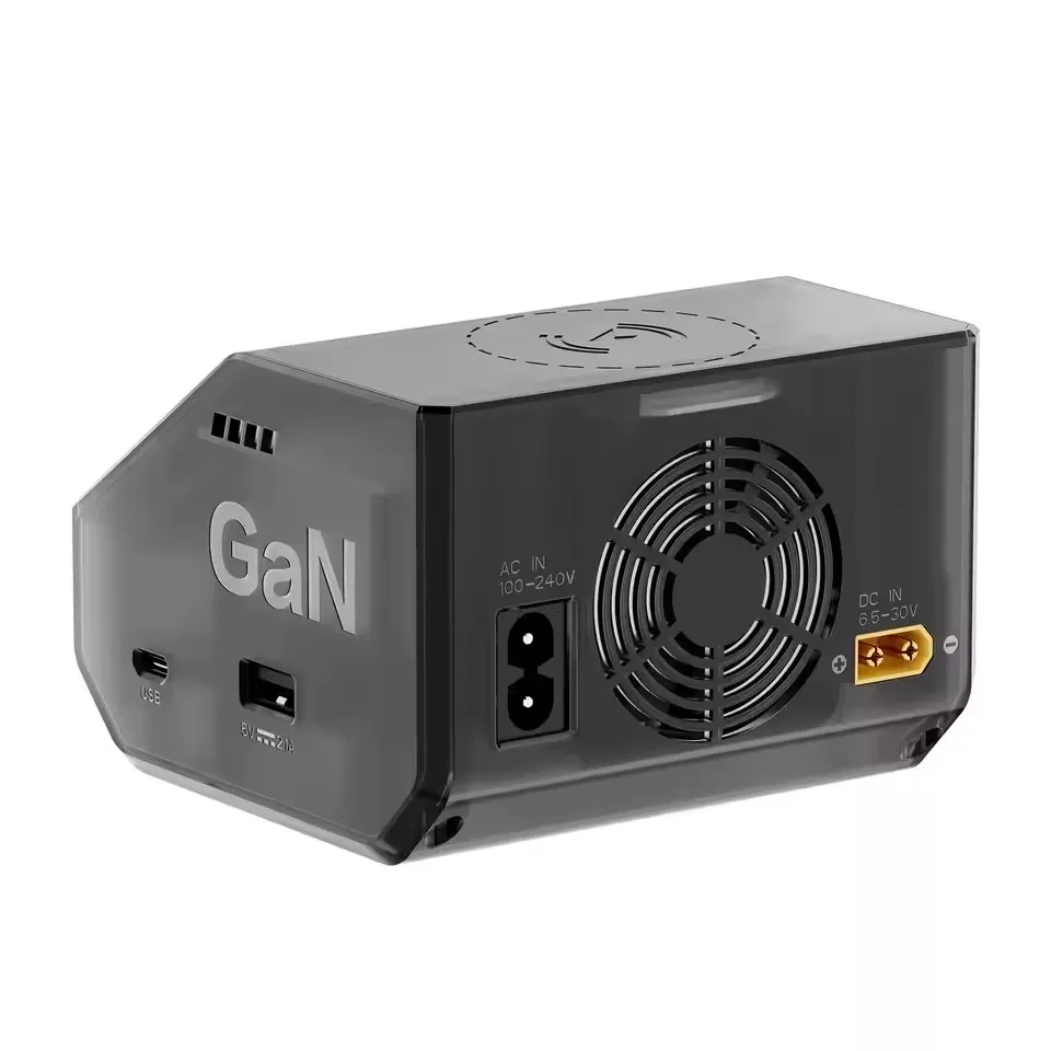 HOTA D6 Ultra AC 300W GaN+SiC DC 650W ‌Dual Channel Charger FPV Charging For 1-6S Lipo LiHV/NiZn/Nicd/NiMH Battery Drones XT60 thumbnail 5