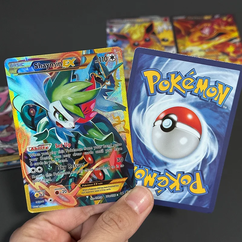 Deluxe English Anime Card Collection: Flareon, Yveltal, Sylveon, Shaymin & Charizard EX