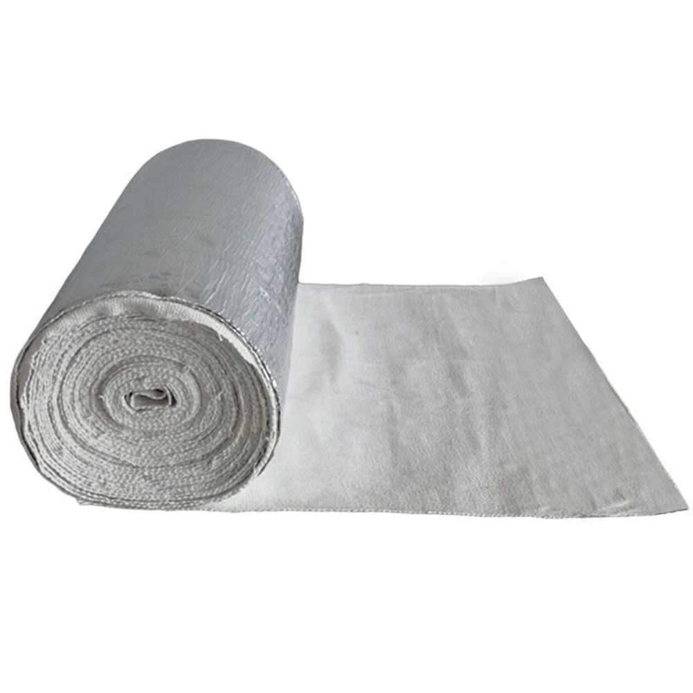 Fireproof Cloth 2mm Thick 1m * 0.5m Blanket1260 ℃ High Temperature Resistant Ceramic Fiber Cloth Incombustible Material