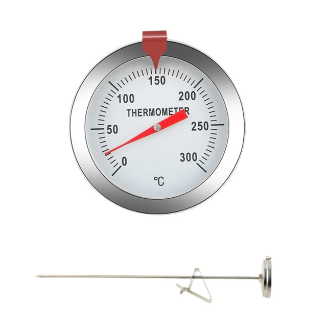 1Pcs Stainless Steel Kitchen Oven Thermometer Food Bread Household