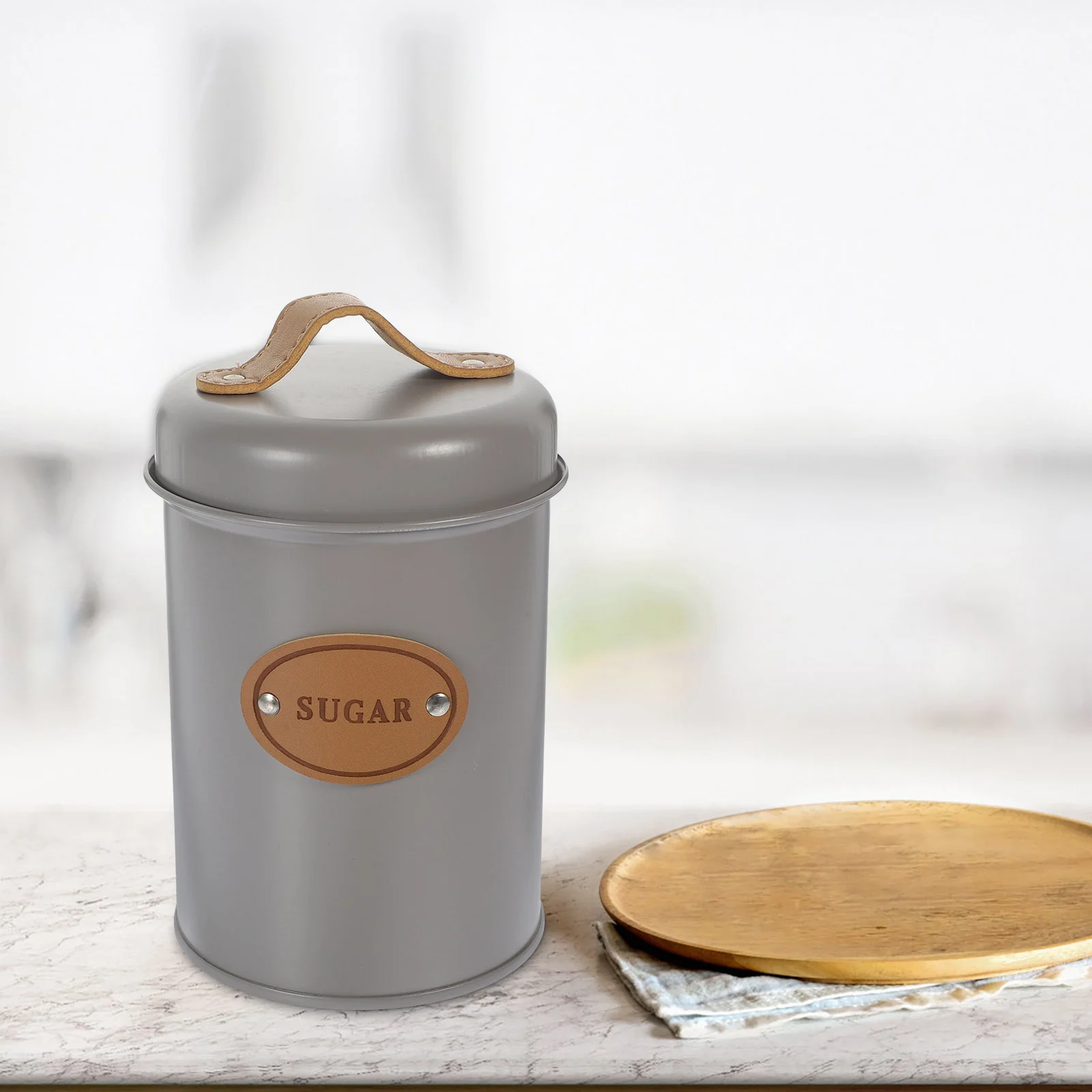 

Metal Tea Canister Portable Tea Container Sugar Container Handheld Tea Canister Sugar Holder