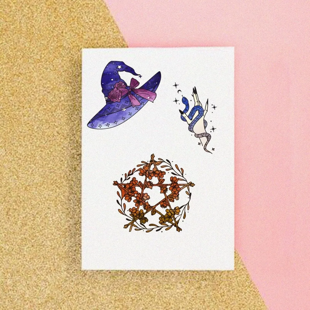 Clear Stamps for Cards Making 1PC Witch Props Magic Book Crystal Ball Skull Silicone Seals
