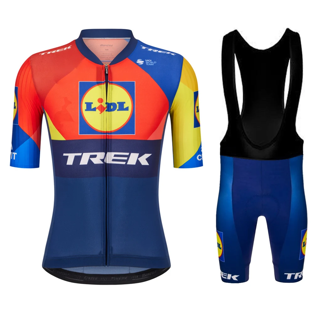 Cycling Clothes Men Uniform Professional Shirt Clothing 2025 TREK Men's Set Sports Cycle Jersey Spring Summer Pants Gel Bike Man 2