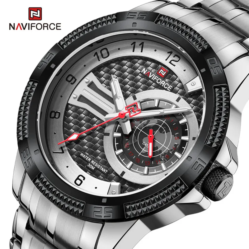 

NAVIFORCE Sport Military Luminous Clock Reloj Hombre Men Wristwatch Top Brand Luxury Waterproof Quartz Male Watch Popular 2023