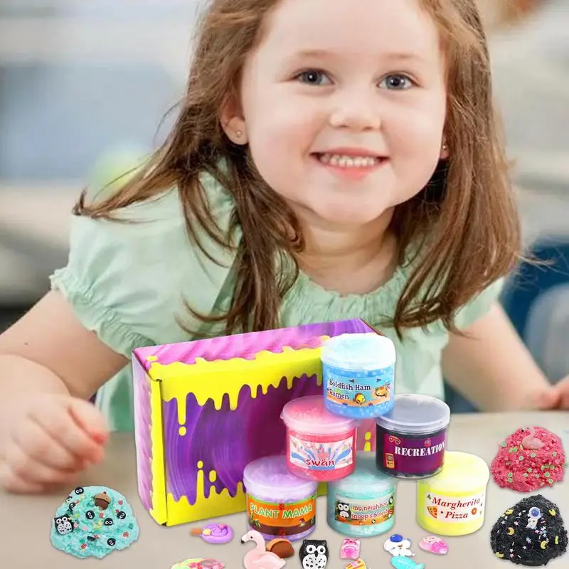 

6 шт., детские игрушки из глины