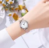 Hight Quality Brand Quartz Watch Ladies Fashion Small Dial Casual Watch Leather Strap Wristwatch for Women Relojes Para Mujer 4