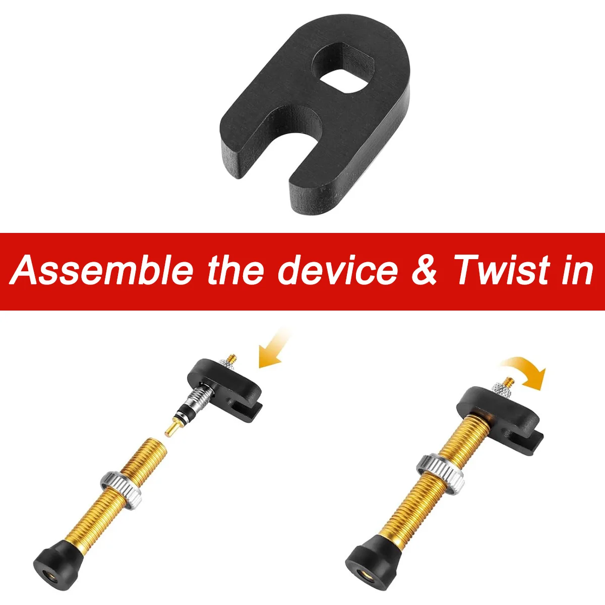 Bicycle Valve Core Remover Repair Tools Presta Valve Core Kit Bike Supplies Bike Tire Tools Valve Core Removal Tool Mountain Road Kit