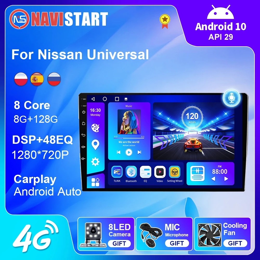 

Автомагнитола NAVISTART с дисплеем для Nissan Sunny Teana Succe, прочие универсальные 9 дюймовые рамки, мультимедийные видеоплееры, Авторадио