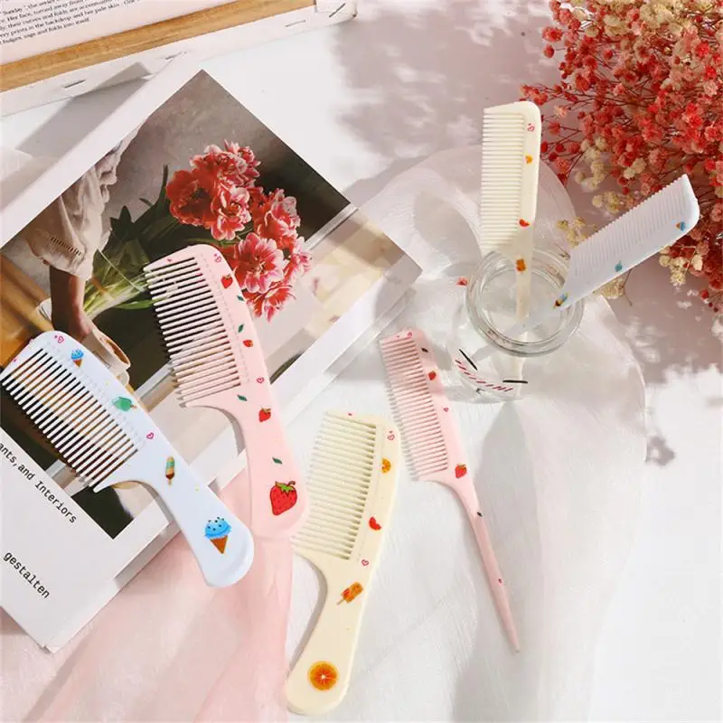 Girl Hair Comb Easy To Use Ergonomic Cute Hair Comb Essential Accessories Cute Accessories Pointed Tail Durable