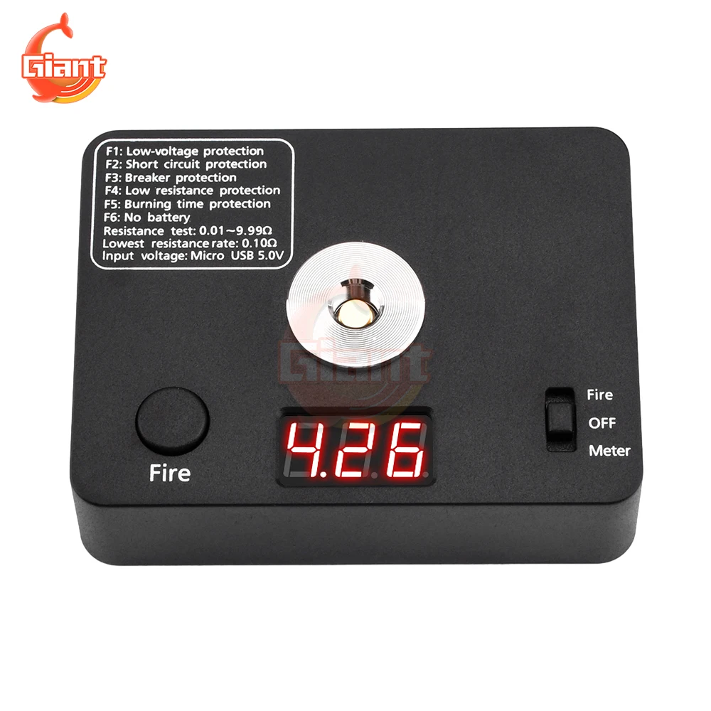 Digital Resistance Tester Professional Ohm Meter