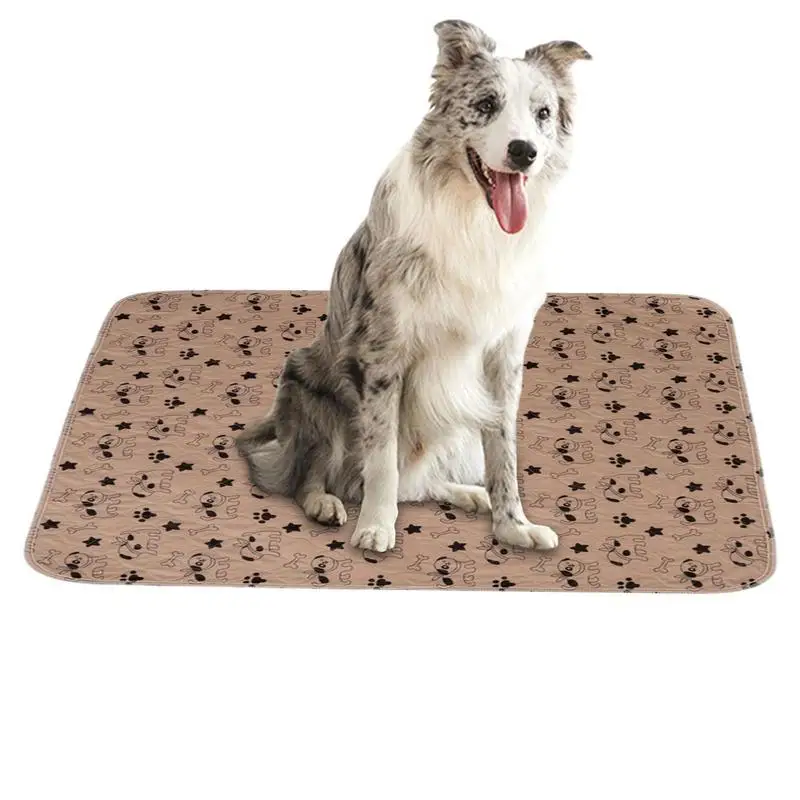 

Puppy Potty Training Pad Whelping Pee Pads Reusable Washable Dog Mat For Puppy Crate Pet Playpen Mat Floor Mat For Medium Small