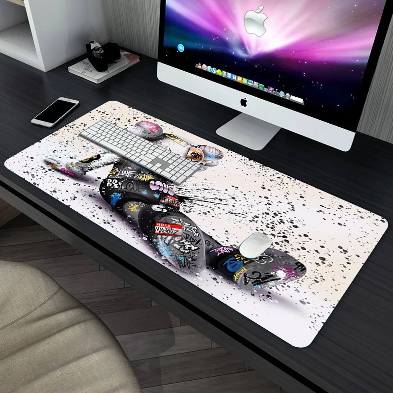 

Market trend HD Printing Mouse Pad Hot Large Desk Pads Computer Lock Edge Keyboard Mat Gamer Accessory mouse pads