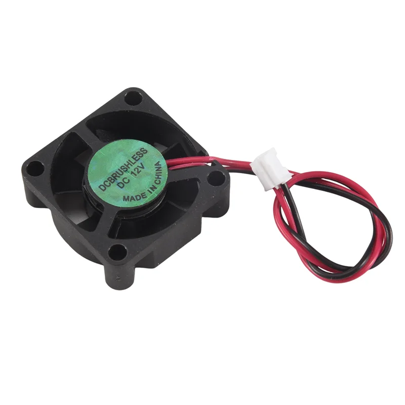 30Mm X 30Mm X 10Mm 2Pin DC 12V Sleeve Bearing 6000RPM Cooling Fan