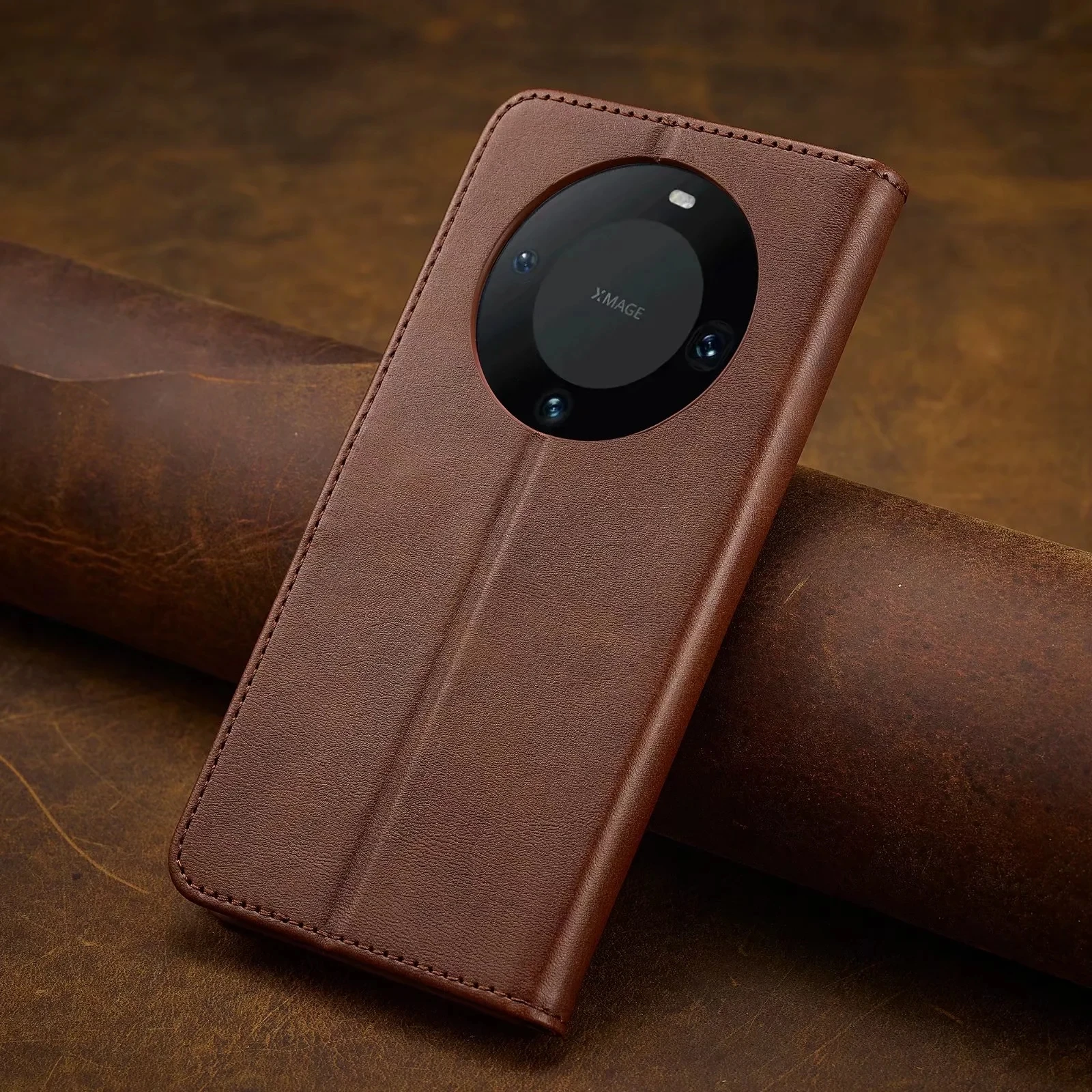 Leather Wallet Phone Cover - Stylish and Protective Case