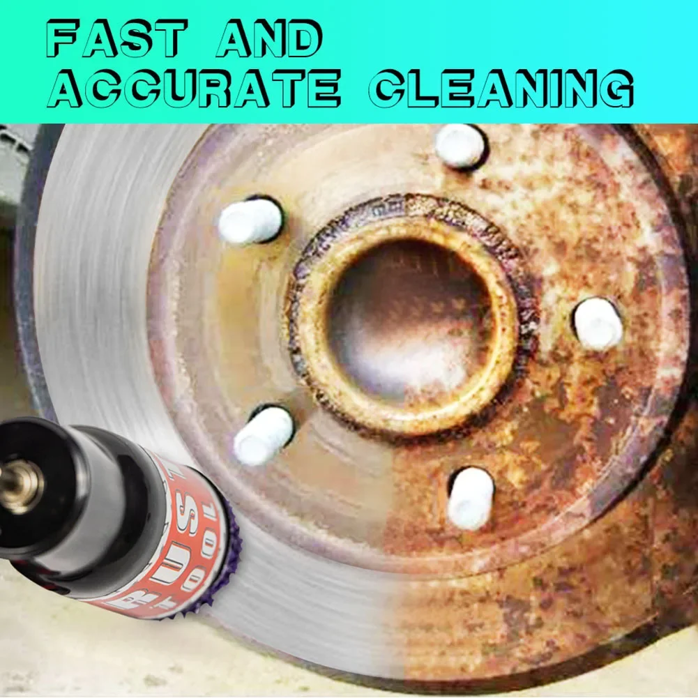 Stud Rust Removal Tool Bolt Derusting Wheel Hub Clean Surface Corrosion Debris Fit 1/2'' Impact Wrenches Descaling for Car Truck