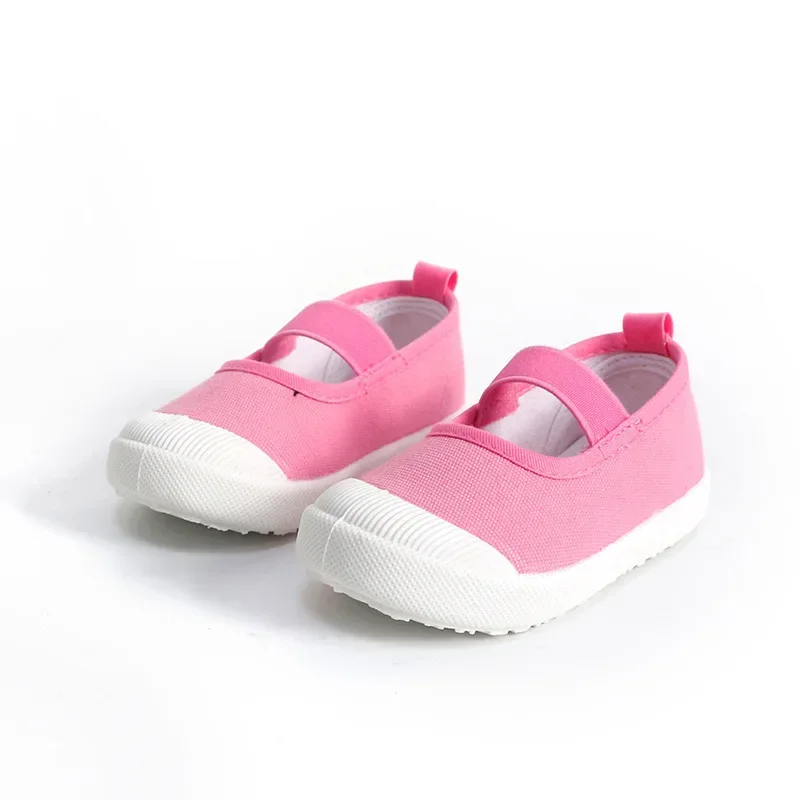 2024 New Spring Autumn Baby Girl Shoes Kids Canvas Shoes Children Casual Sneakers Candy Color Flowers For Girls Floral Prints 3
