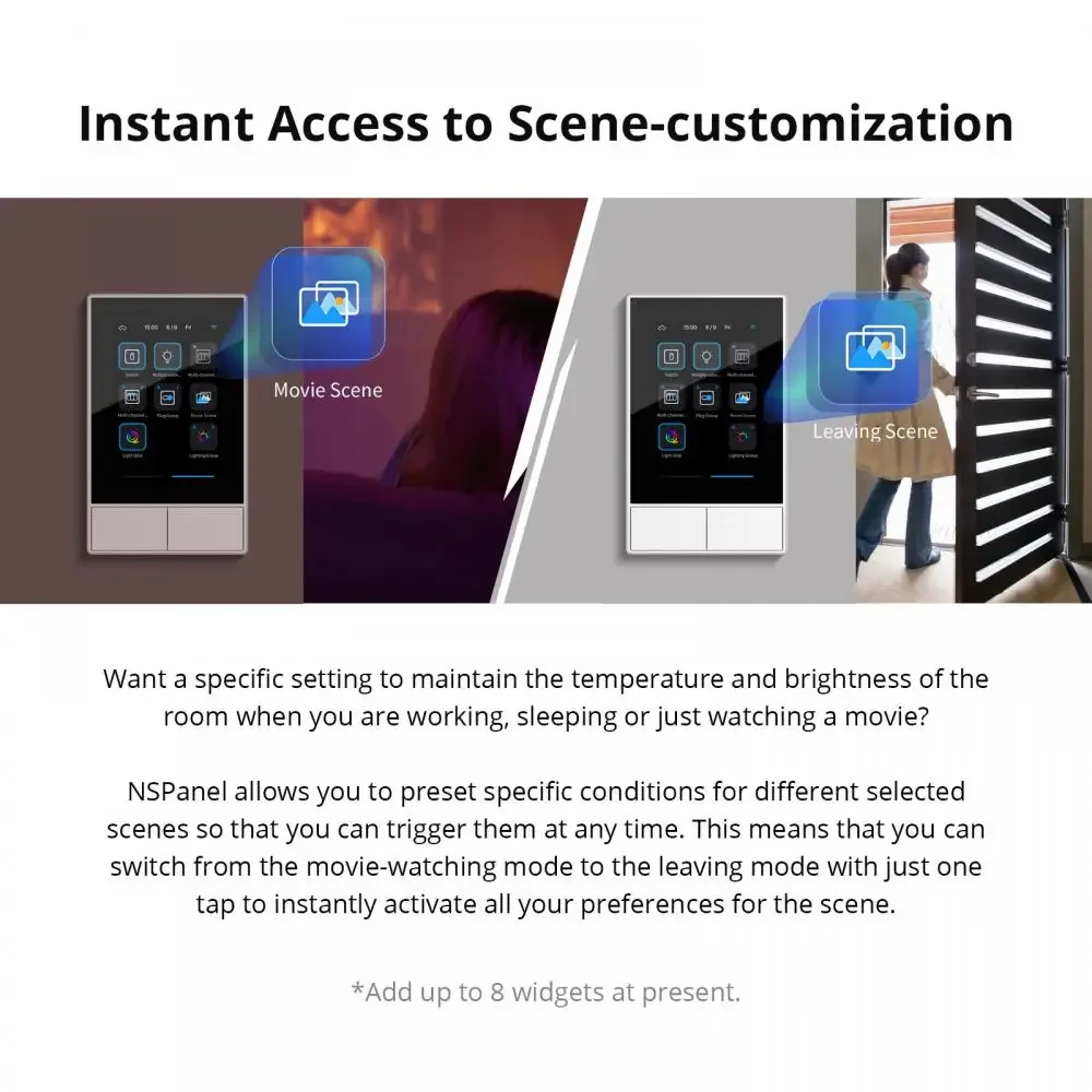 SONOFF NSPanel-EUW الأبيض الجدار التبديل لوحة تحكم...
