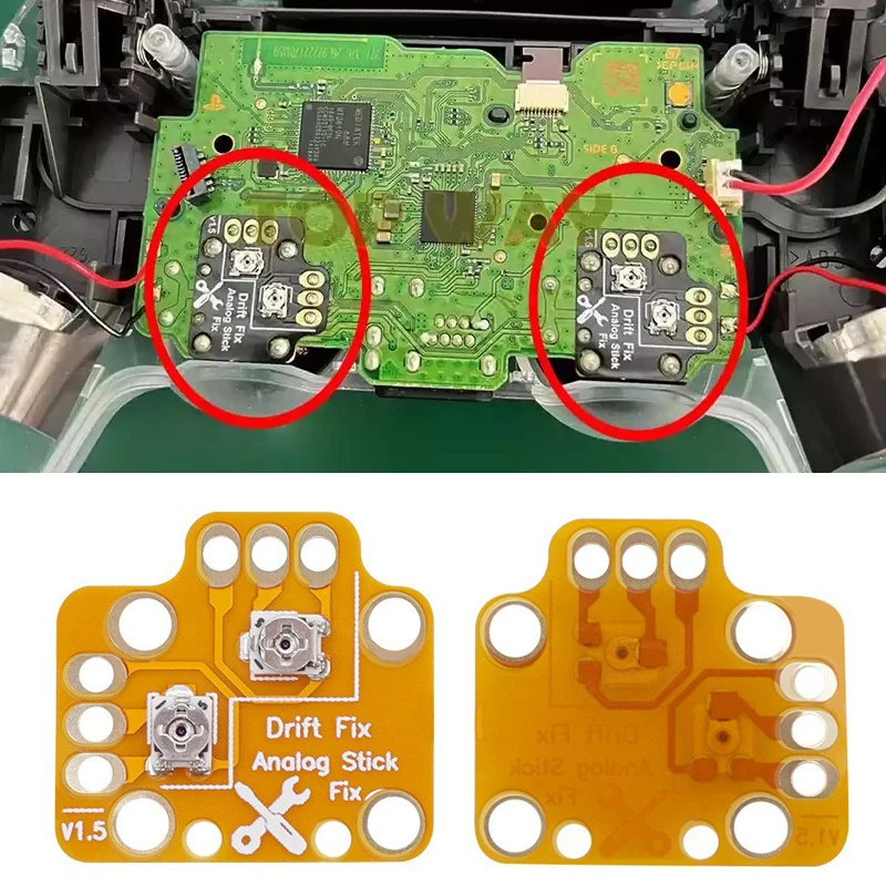 2Pcs Controller Analogico Stick Drift Fix Mod Per Ps4 Ps5 Switch Pro Xbox Game Joystick Drift Correction Sheet Reset Board Repair