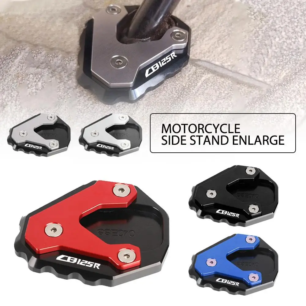 

cb125r cb300r Foot Side Stand Pad Plate Kickstand Enlarger Support For HONDA CB 125R 2018-2023 Motorcycle CB300 R 2018 2019 2020