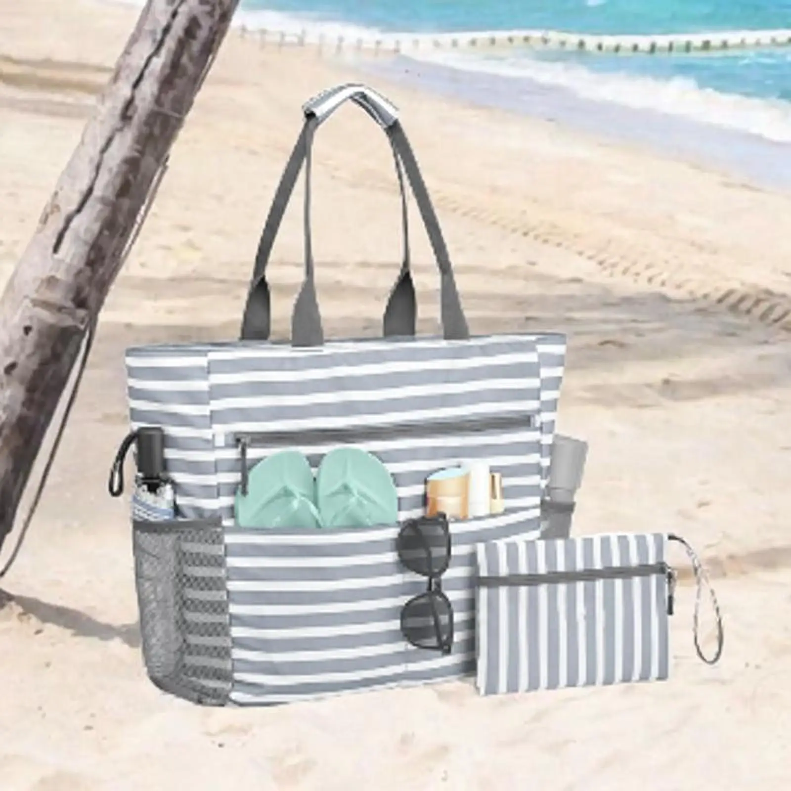 Beach Bags Waterproof with Bag for Family Vacation Essentials Toys Beach Bags Waterproof with Bag for Family Vacation Essentials Toys