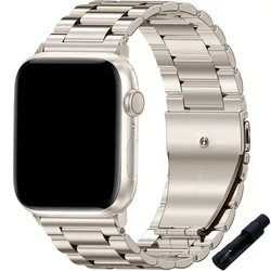Premium Stainless Steel Watch Band - No Gap Design Bracelet - 38 40 41 S11 10 - 42mm (Starligh)