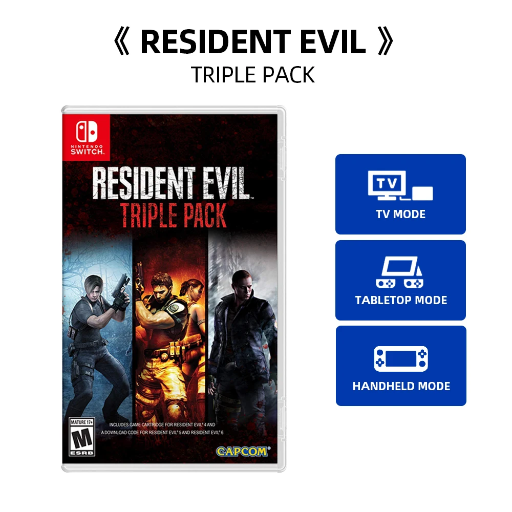 Nintendo Switch Game Deals - Resident Evil Triple Pack