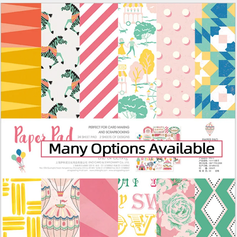 

26 листов, 10-дюймовый бумажный пакет для изготовления карт, скрапбукинга, наборы для украшения