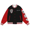 Jelly Roll Skull Baseball Jacket Men Bomber Jacket Outerwear Backroad Baptism Tour Merch Baseball Uniform Casual Tracksuit 2