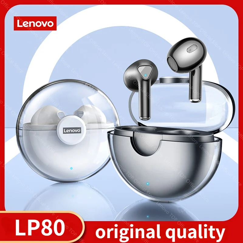 Оригинальные беспроводные наушники Lenovo LP80 TWS bluetooth спортивные водонепроницаемые