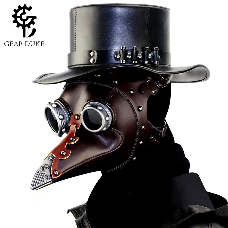 Black Friday Steampunk Halloween Plague Beak Doctor Mask Copricapo