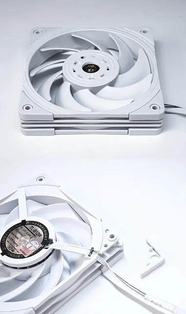 Ventola CPU Thermalright TL-B12, 120mm, PWM, 2150 RPM, Cuscinetti S-FDB, Nera - Perfetta Per Case E Dissipatori - Foto 4